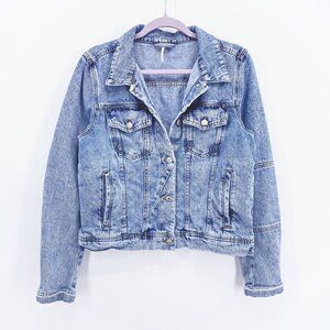 Free People Rumors Denim Jacket